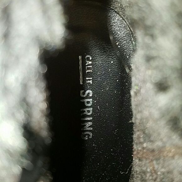 CALL IT SPRING BLACK BOOTS SHOES SIZE 10 - Picture 9 of 16
